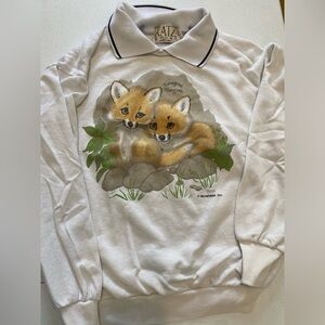 Vintage animal sweater